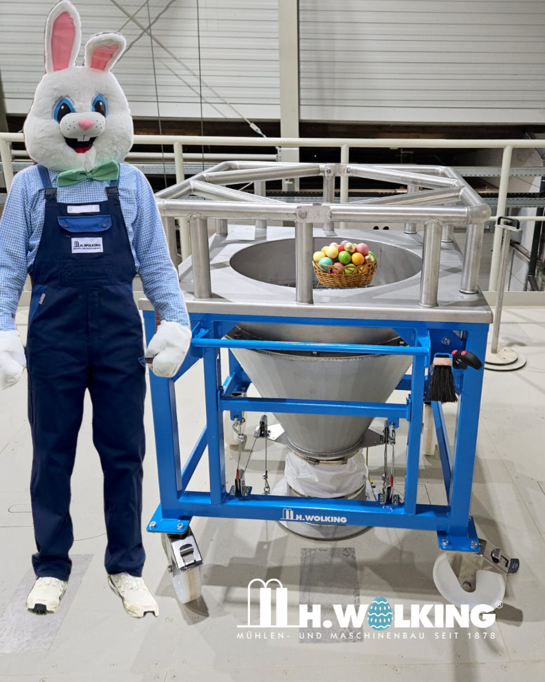 H. Wolking Mühlenbau: Frohe Ostern und einen fleißigen Osterhasen!